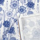 Dekorační látka PML-090 Modré jarní květiny na bílém - šířka 150 cm - detail 3 - Biante.cz