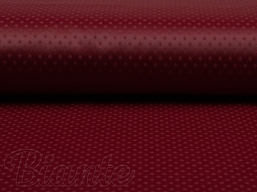 Dekorační látka PM-002 Drobné nopky - vínově červená - šířka 160 cm - detail 5 - Biante.cz