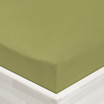 Dětské jersey napínací prostěradlo do postýlky JR-020 Olivové - detail 1 - Biante.cz Dětské jersey napínací prostěradlo do postýlky JR-020 Olivové - detail 1 - Biante.cz