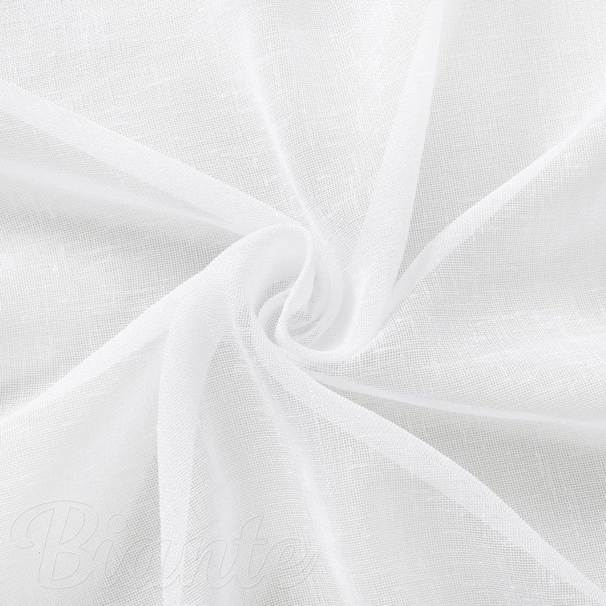Záclona - bílý režný vzor s olůvkem ZAC-022 výška 155 cm, 255 cm a 315 cm - detail 6 - Biante.cz