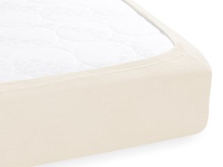 Froté napínacie prestieradlo na extra vysoký matrac FR-002 Smotanové - detail 1 - Biante.sk Froté napínacie prestieradlo na extra vysoký matrac FR-002 Smotanové - detail 1 - Biante.sk