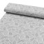 Dekorační látka Leona LN-169 Bílé listy na šedém - šířka 140 cm a 280 cm - detail 1 - Biante.cz
