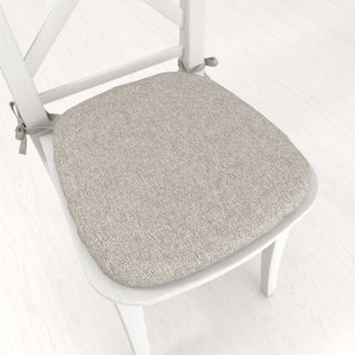 Oblý podsedák BKT-552 Prírodná režná - 39x37x3 cm - Biante.sk