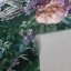 Dekorační látka Parma PM-114 Fialové květy na tmavě zeleném - šířka 150 cm - detail 5 - Biante.cz