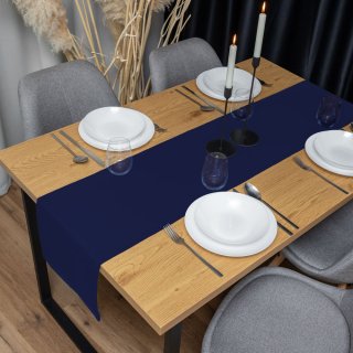 Dekorační běhoun na stůl Rongo RG-084 Námořnická modrá - detail 1 - Biante.cz