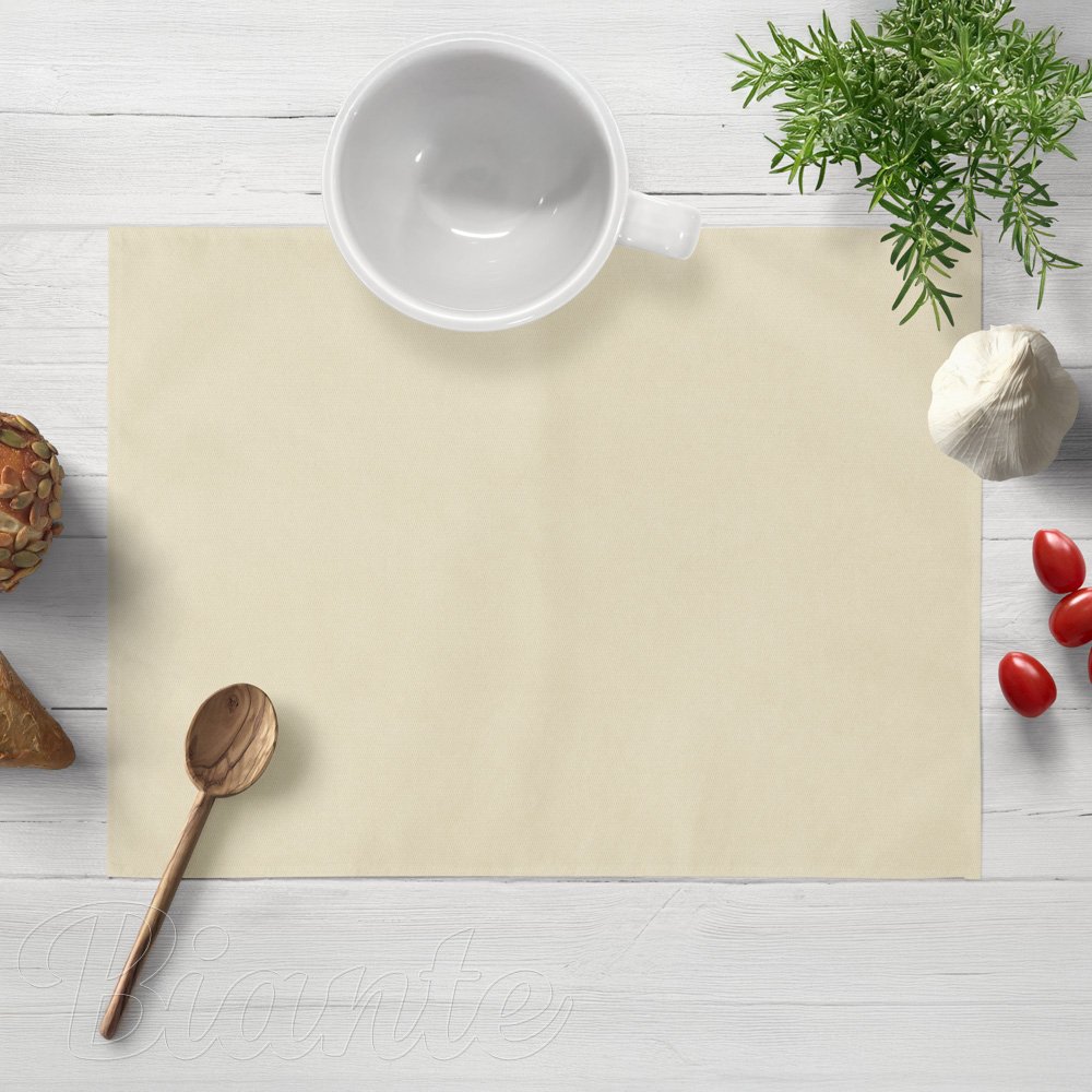 Prostírání na stůl Velur VLR-005 Smetanové - Biante.cz