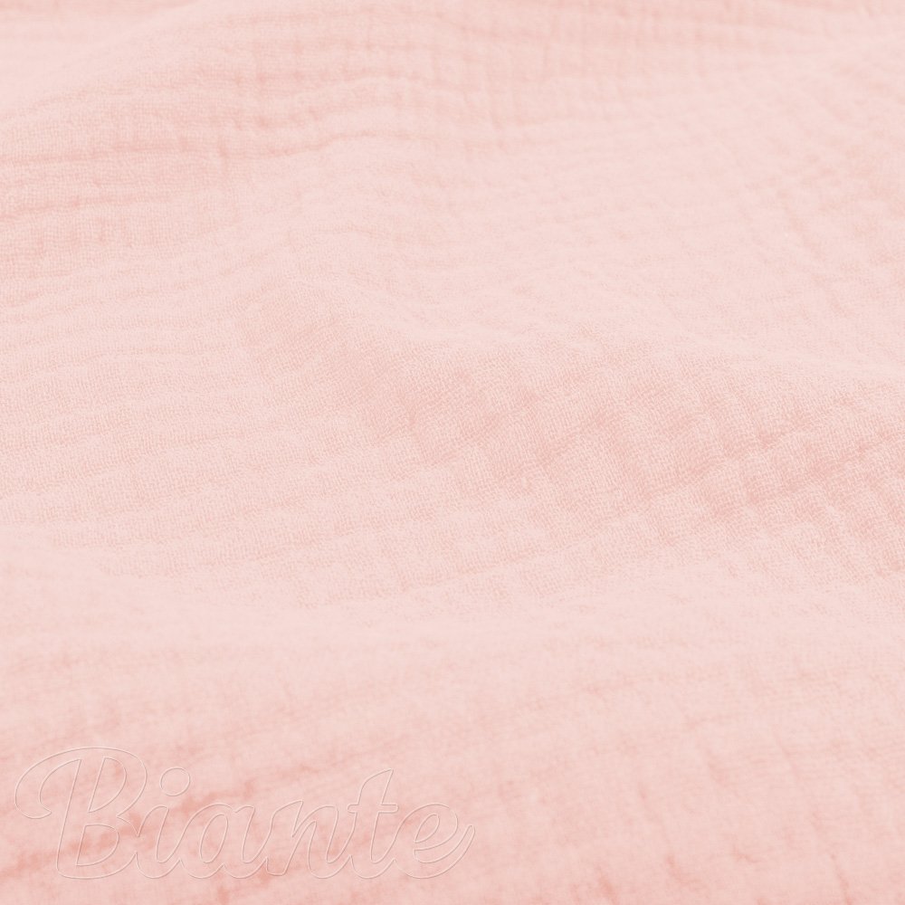 Mušelín dvojitá gázovina MSN-077 Bledě růžová - metráž šířka 140 cm - detail 1 - Biante.cz
