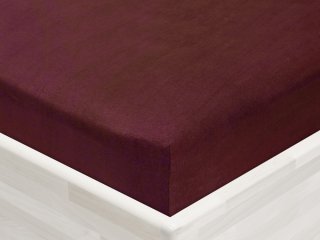 Dětské jersey napínací prostěradlo do postýlky JR-011 Bordó - detail 1 - Biante.cz Dětské jersey napínací prostěradlo do postýlky JR-011 Bordó - detail 1 - Biante.cz