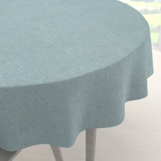 Dekorační kulatý ubrus BKW-212 Mátově zelený žíhaný - Biante.cz