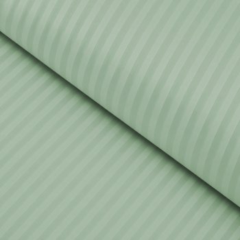 Damašek Atlas Gradl šalvějově zelený - proužky 1 cm DM-020 - metráž šířka 300 cm