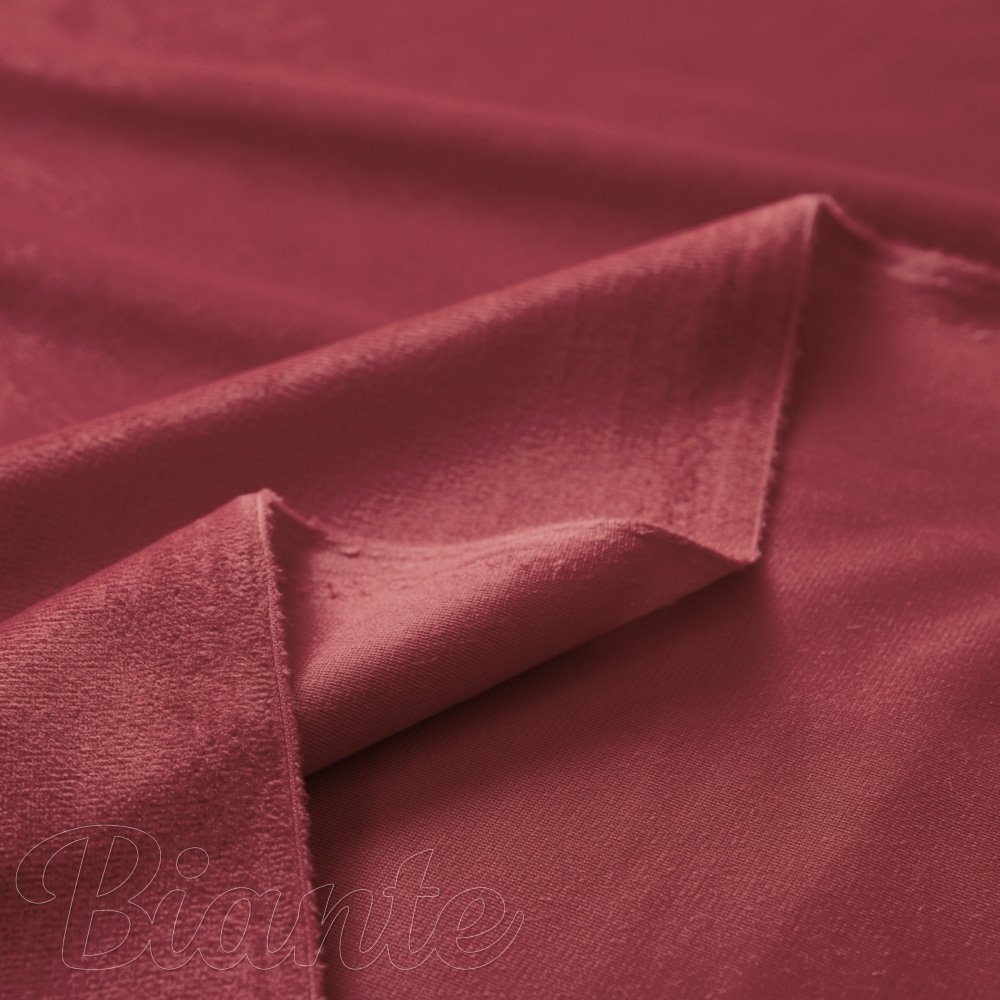 Zamatová látka Velvet Prémium SVP-050 Vínovo červená - šírka 280 cm - detail 5 - Biante.sk