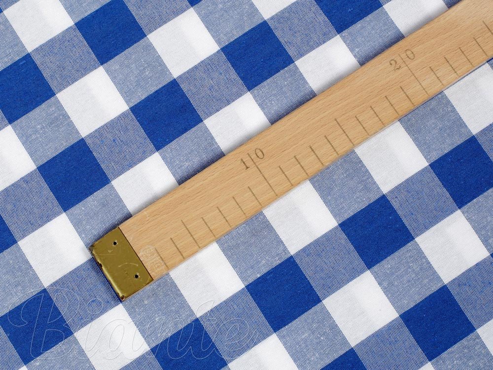 Dekorační látka Rebeka RE-007 Modro-bílá kostka velká - šířka 140 cm - detail 4 - Biante.cz Dekorační látka Rebeka RE-007 Modro-bílá kostka velká - šířka 140 cm - detail 4 - Biante.cz