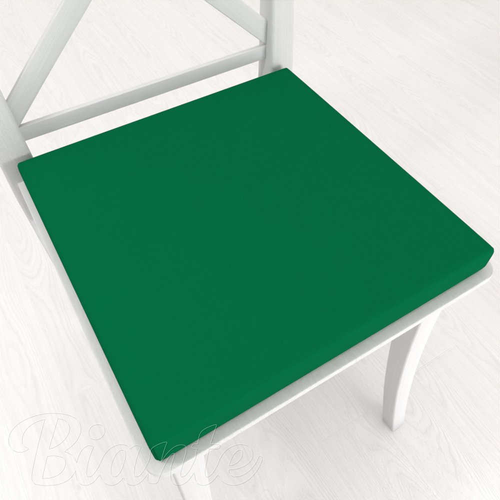 Čtvercový podsedák Rongo RG-056 Zelený - 38x38x3 cm - Biante.cz