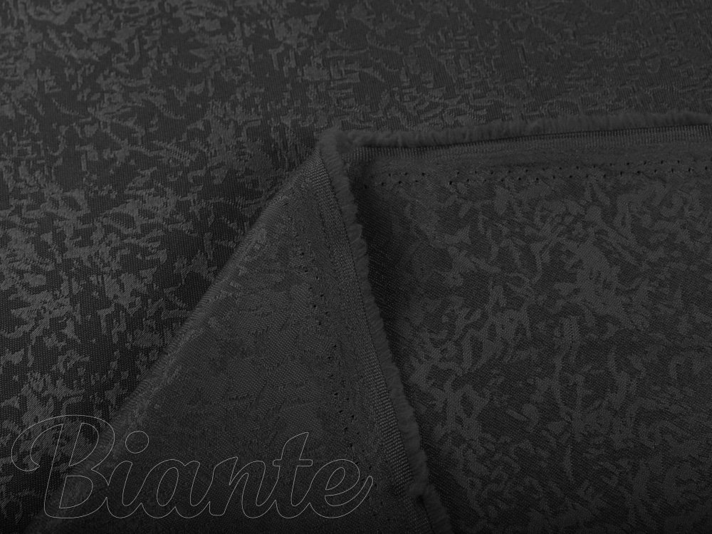 Teflonová látka na ubrusy TF-098 Venezia černá - šířka 320 cm - detail 5 - Biante.cz Teflonová látka na ubrusy TF-098 Venezia černá - šířka 320 cm - detail 5 - Biante.cz