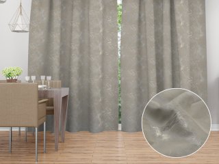 Sametový závěs na míru Isabela IBL-019 Zlatý/kouřový mramor na šedobéžovém - Biante.cz Sametový závěs na míru Isabela IBL-019 Zlatý/kouřový mramor na šedobéžovém - Biante.cz