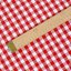 Bavlněná látka Olivia OL-008 Červeno-bílá kostka malá - šířka 150 cm - detail 4 - Biante.cz