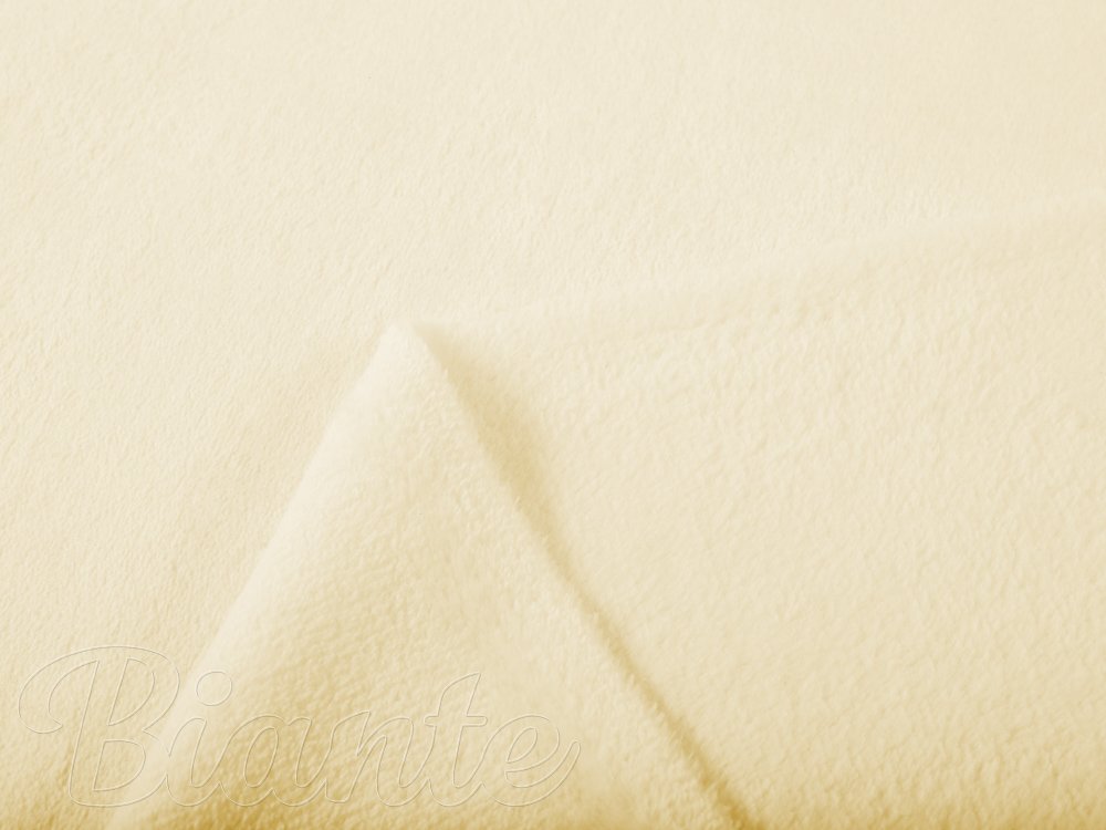 Mikroplyšová látka MIP-035 Světle vanilková - šířka 150 cm - detail 2 - Biante.cz