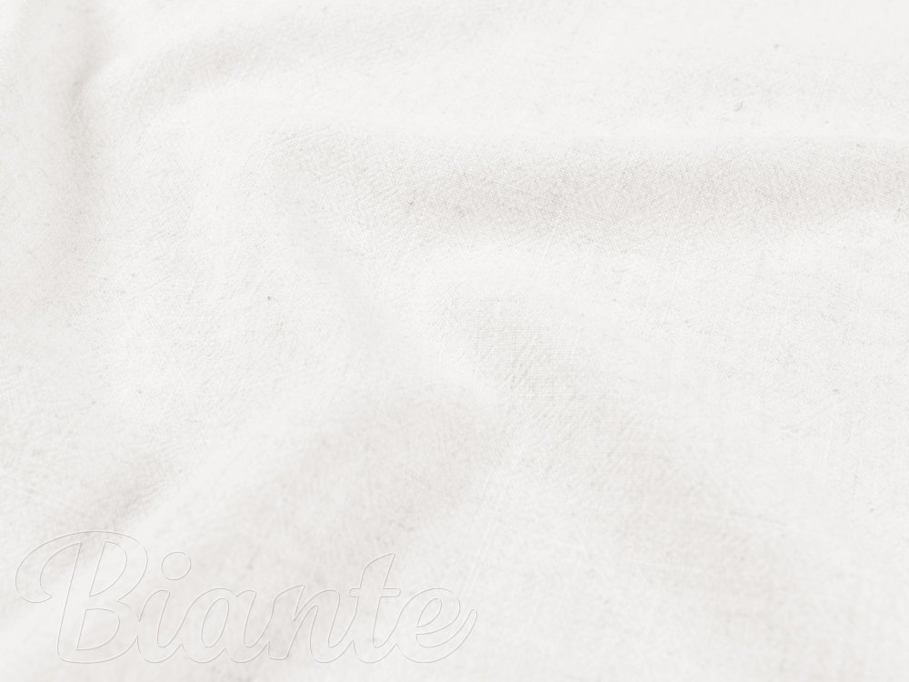 Lněná látka LEN-011 Bílá - metráž šířka 140 cm - detail 1 - Biante.cz Lněná látka LEN-011 Bílá - metráž šířka 140 cm - detail 1 - Biante.cz