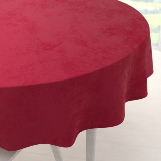 Velký sametový kulatý ubrus Velvet Premium SVP-007 Malinově červený - Biante.cz