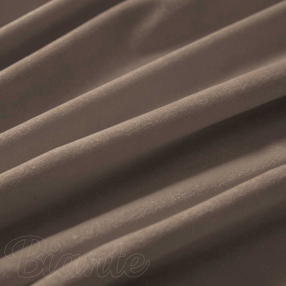 Sametová látka Velvet Premium SVP-005 Světle hnědá - šířka 280 cm - detail 4 - Biante.cz