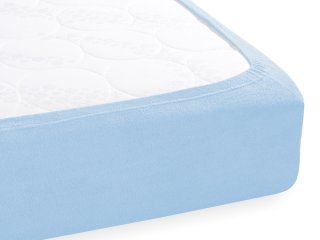 Froté napínacie prestieradlo na extra vysoký matrac FR-014 Nebesky modré - detail 1 - Biante.sk Froté napínacie prestieradlo na extra vysoký matrac FR-014 Nebesky modré - detail 1 - Biante.sk