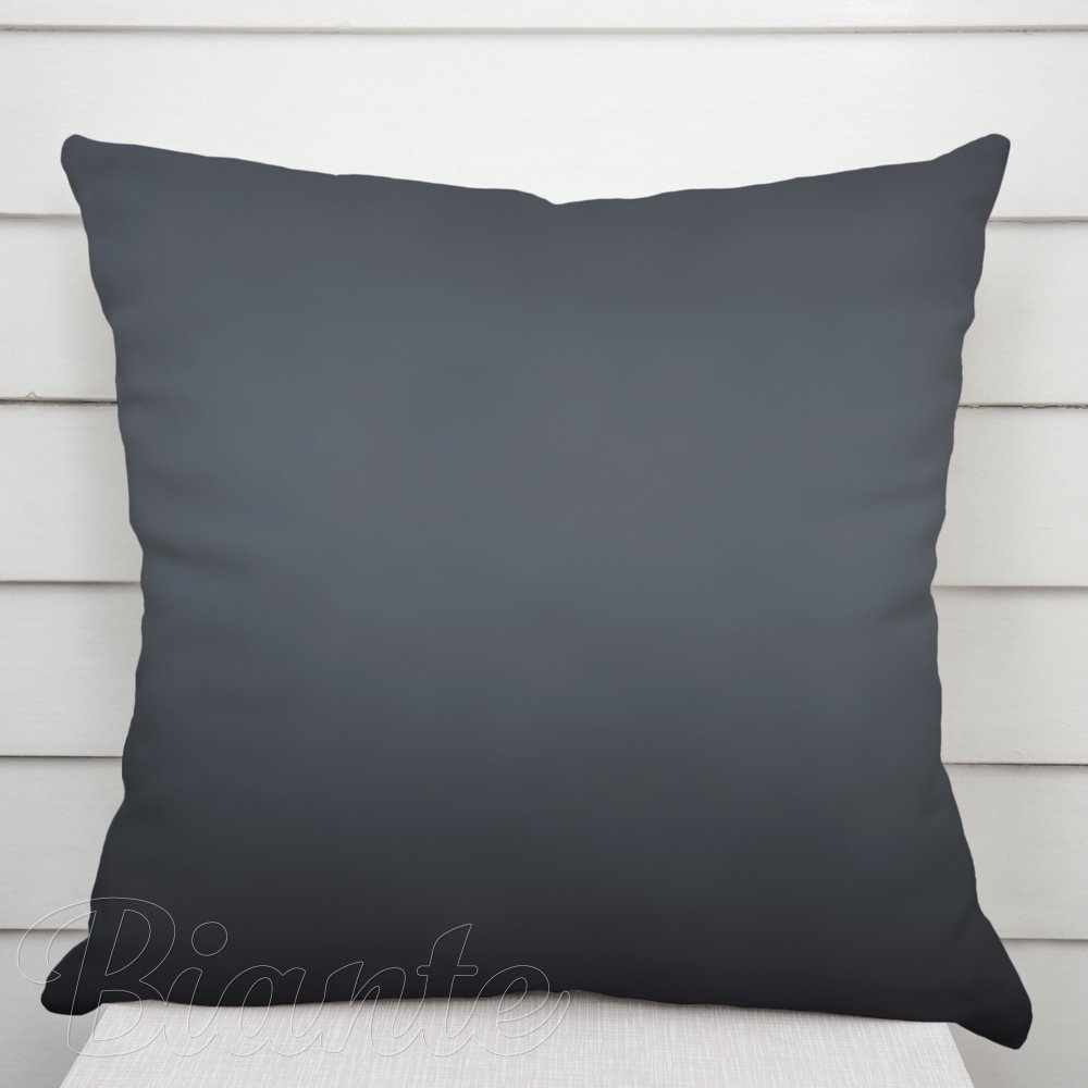 Saténový povlak na polštář LUX-049 Antracitově šedý - Biante.cz