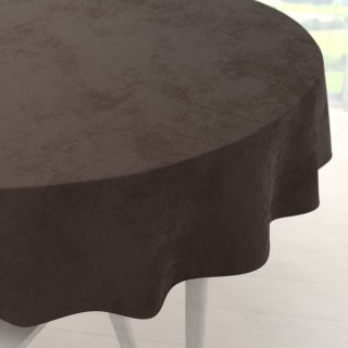 Velký sametový kulatý ubrus Velvet Premium SVP-016 Tmavě hnědý - Biante.cz Velký sametový kulatý ubrus Velvet Premium SVP-016 Tmavě hnědý - Biante.cz