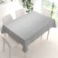 Sametový obdélníkový ubrus Velvet Premium SVP-027 Světle šedý - detail 1 - Biante.cz