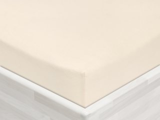 Detské jersey napínacie prestieradlo do postieľky JR-002 Smotanové - detail 1 - Biante.sk Detské jersey napínacie prestieradlo do postieľky JR-002 Smotanové - detail 1 - Biante.sk