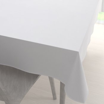 Velký dekorační obdélníkový ubrus Monako PM-126 Drobný nopkový vzor bílý - Biante.cz