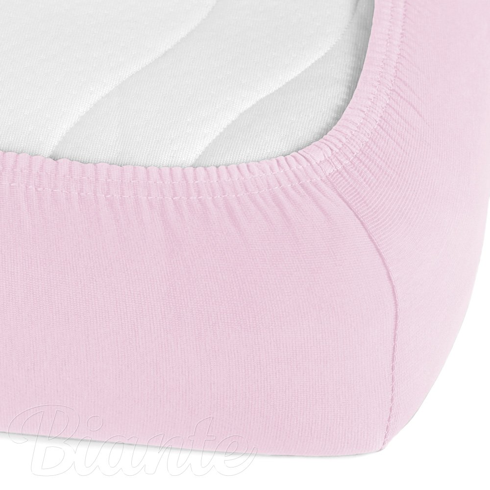 Jersey napínací prostěradlo JR-032 Pudrově růžová - detail 1 - Biante.cz