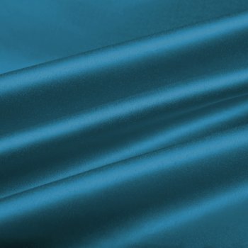 Saténový závěs na míru LUX-050 Petrolejově modrý