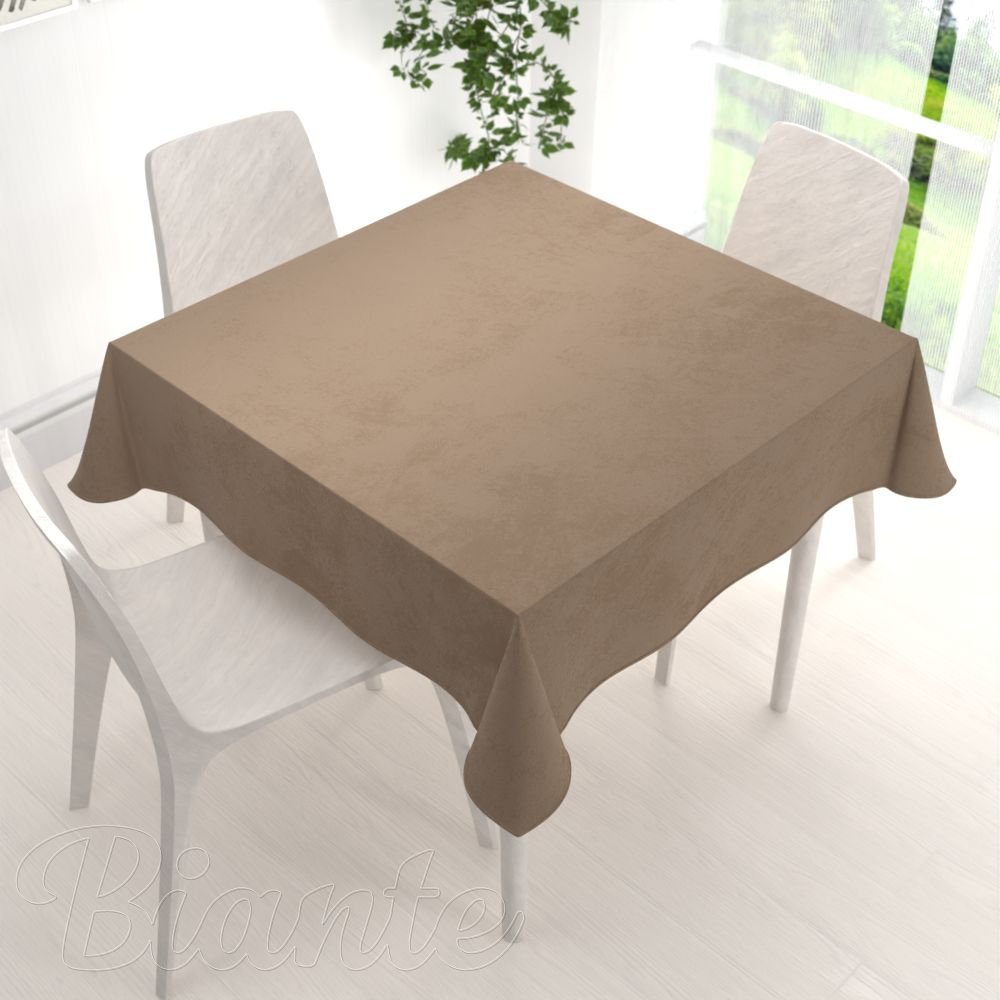 Velký sametový čtvercový ubrus Velvet Premium SVP-034 Kávově hnědý - detail 1 - Biante.cz Velký sametový čtvercový ubrus Velvet Premium SVP-034 Kávově hnědý - detail 1 - Biante.cz