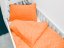 Dětské povlečení do postýlky Minky 3D puntíky MKP-022 Oranžové - Biante.cz