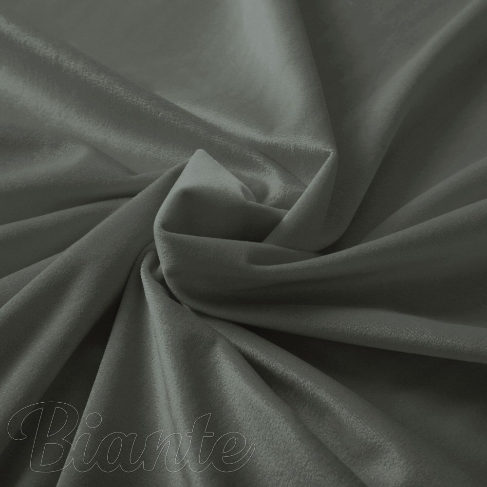 Sametová látka Velvet Premium SVP-021 Tmavě šedozelená - šířka 145 cm - detail 1 - Biante.cz