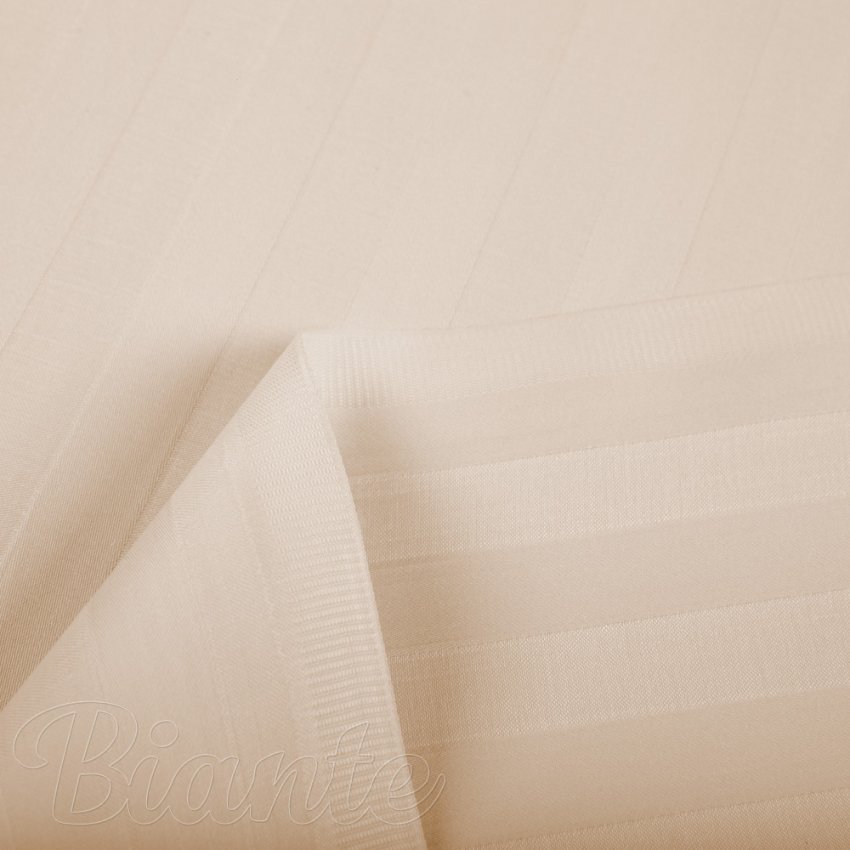 Damašek Atlas Gradl béžový - proužky 2 cm DM-018 - metráž šířka 150 cm - detail 3 - Biante.cz