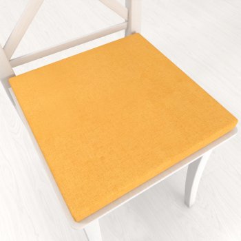 Štvorcový podsedák BKW-211 Horčicový žíhaný - 38x38x3 cm - Biante.sk Štvorcový podsedák BKW-211 Horčicový žíhaný - 38x38x3 cm - Biante.sk