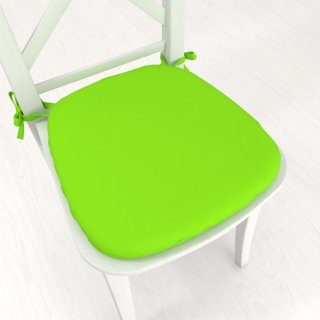 Oblý podsedák Rongo RG-041 Žiarivý zelený - 39x37x3 cm - Biante.sk