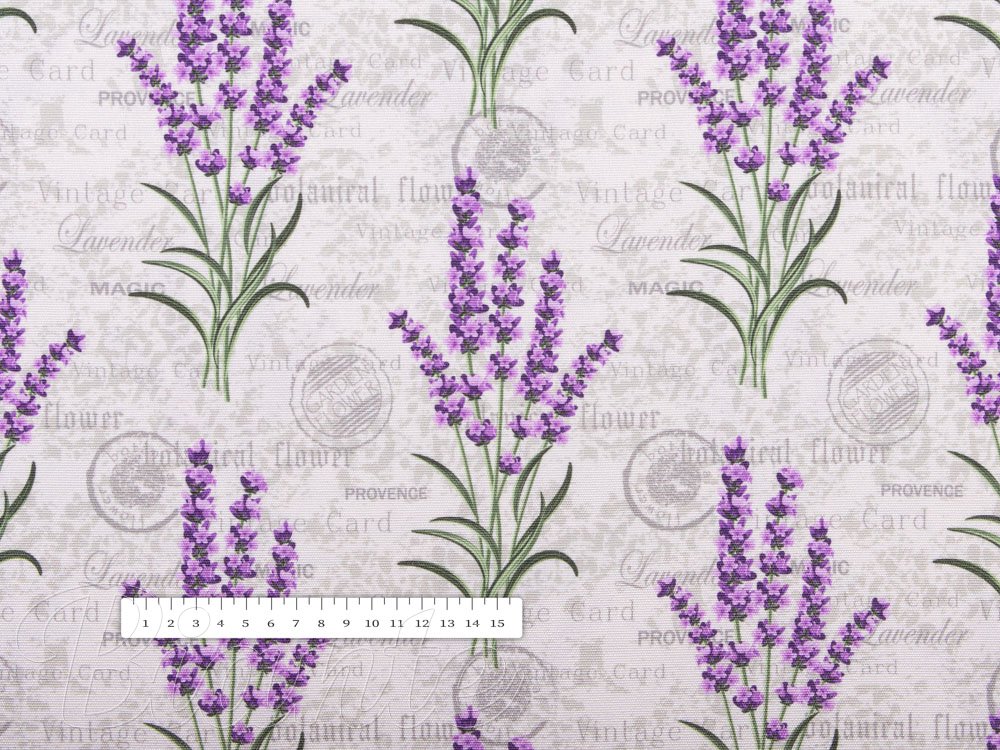 Dekorační látka PM-033 Provence levandule - šířka 150 cm - detail 4 - Biante.cz Dekorační látka PM-033 Provence levandule - šířka 150 cm - detail 4 - Biante.cz