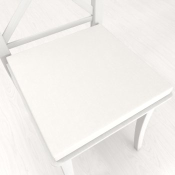Štvorcový podsedák BKW-201 Slonová kosť žíhaná - 38x38x3 cm - Biante.sk