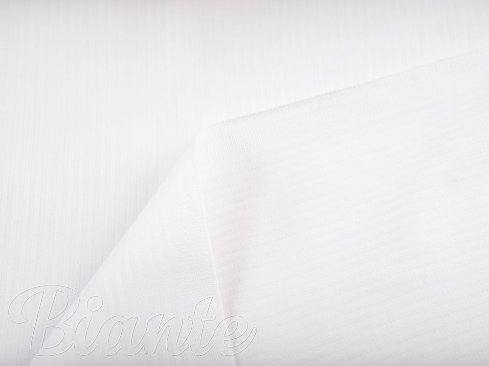 Damašek Atlas Gradl bílý - tenké proužky 2 mm DM-012 - metráž šířka 285 cm - detail 5 - Biante.cz Damašek Atlas Gradl bílý - tenké proužky 2 mm DM-012 - metráž šířka 285 cm - detail 5 - Biante.cz