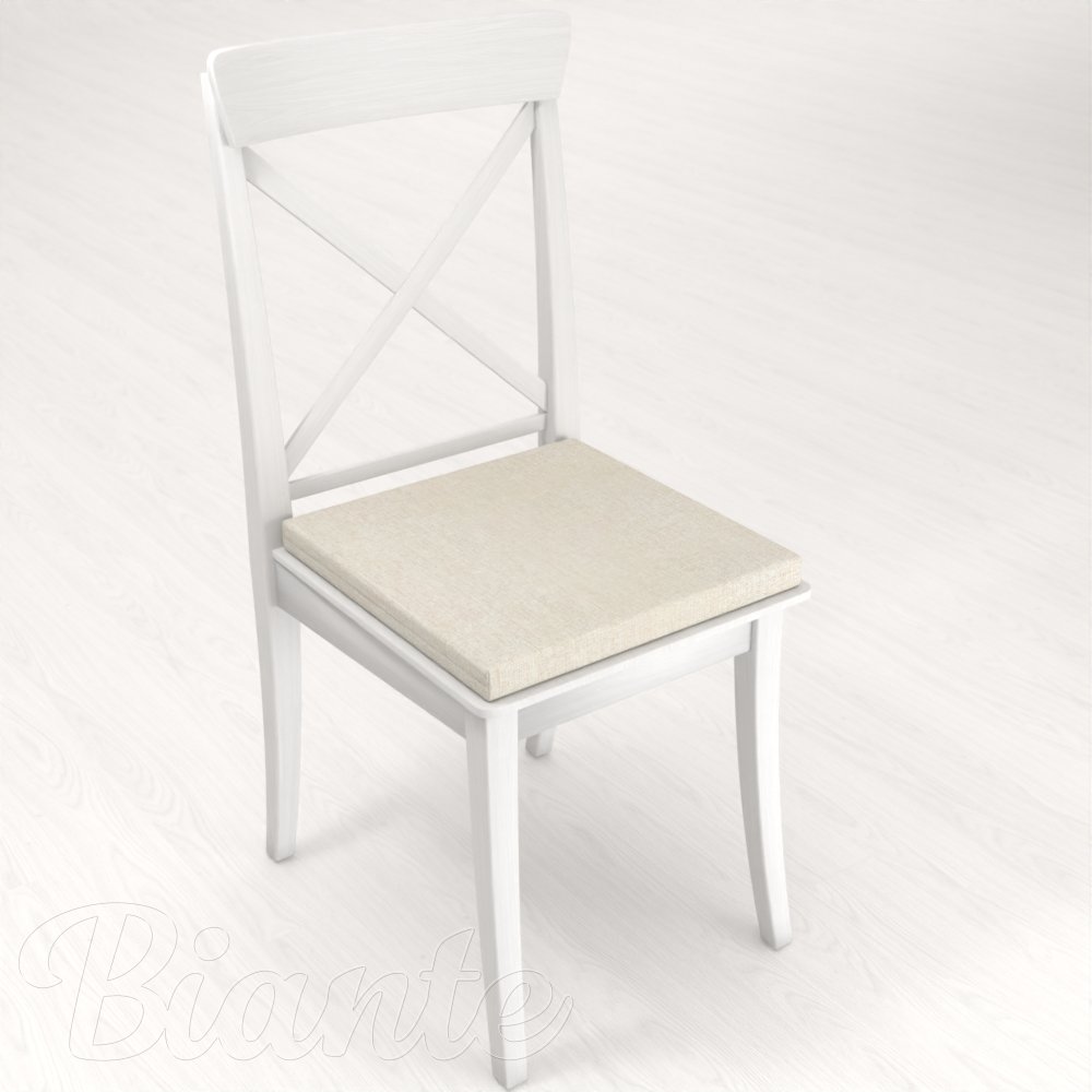 Čtvercový podsedák BKW-207 Pískový žíhaný - 38x38x3 cm - detail 1 - Biante.cz
