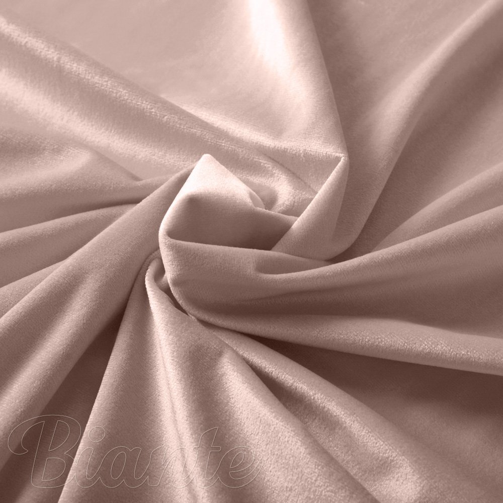 Sametová látka Velvet Premium SVP-043 Pudrově růžová - šířka 300 cm - detail 1 - Biante.cz