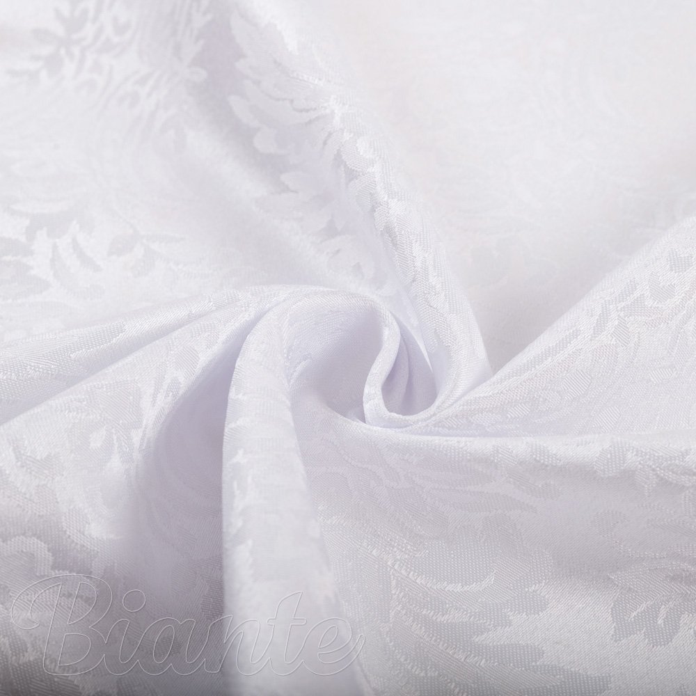 Dekorační látka Monako PM-122 Zámecký vzor bílý - šířka 320 cm - detail 3 - Biante.cz