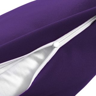 Dekoračná obliečka na vankúš Rongo RG-082 Tmavo fialová - detail 1 - Biante.sk