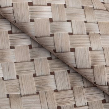 Dekorační látka Terra TRA-002 Béžový pletený vzor - šířka 150 cm