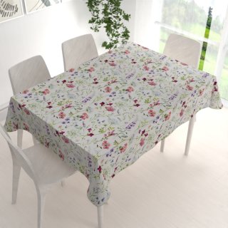 Dekorační obdélníkový ubrus PML-098 Luční květiny na smetanovém - detail 1 - Biante.cz Dekorační obdélníkový ubrus PML-098 Luční květiny na smetanovém - detail 1 - Biante.cz