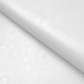 PVC obrus Vyrazené mandaly na krémovo bielom PV-201 - metráž š. 140 cm - Biante.sk