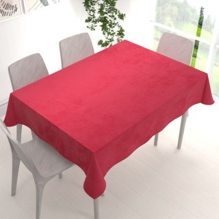Sametový obdélníkový ubrus Velvet Premium SVP-049 Jahodově červený - detail 1 - Biante.cz