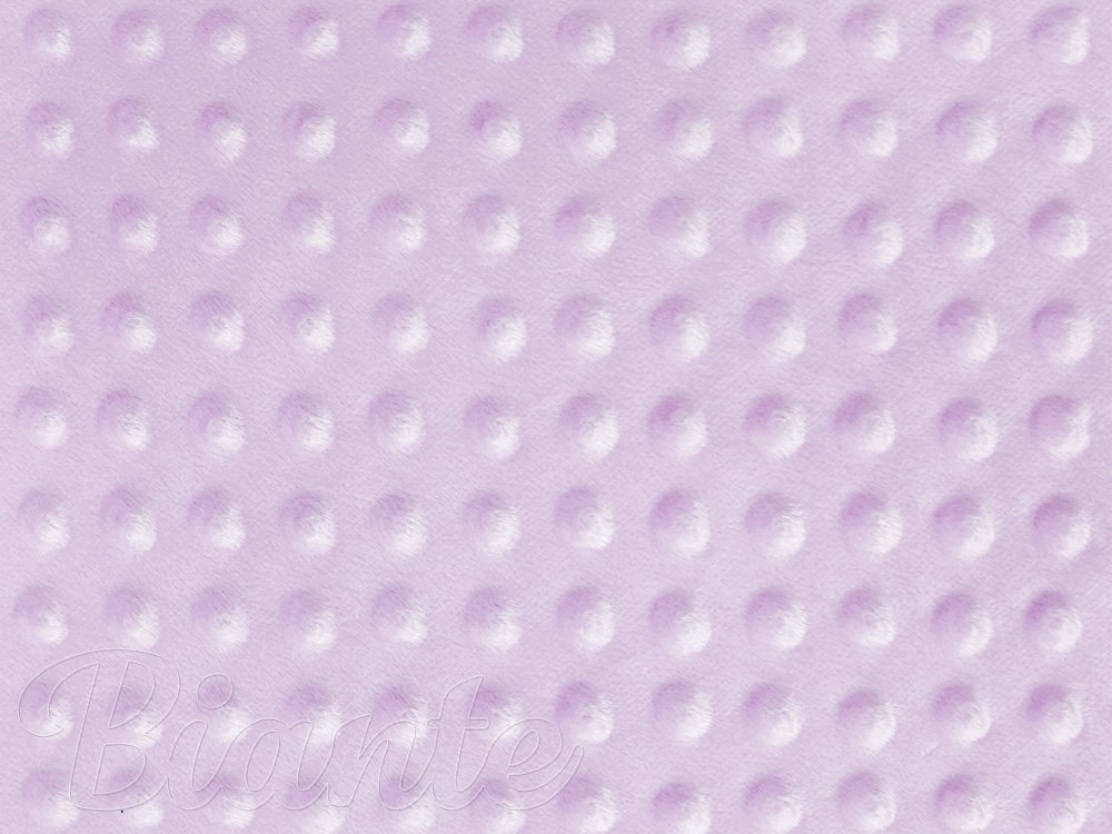 Dětská látka Minky 3D puntíky MKP-002 Fialová lila - šířka 150 cm - detail 6 - Biante.cz Dětská látka Minky 3D puntíky MKP-002 Fialová lila - šířka 150 cm - detail 6 - Biante.cz